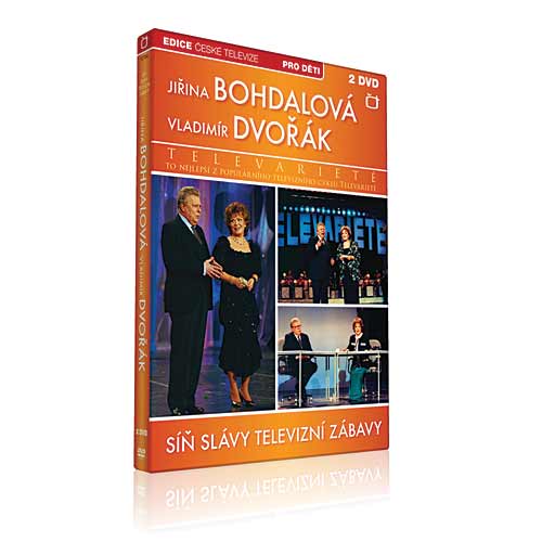Obal DVD: S slvy: Televariet (Jiina Bohdalov a Vladimr Dvok)