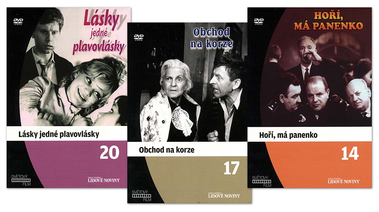Obal DVD: Balek - eskoslovensk nov vlna 60. let - Ho, m panenko + Lsky jedn plavovlsky + Obchod na 