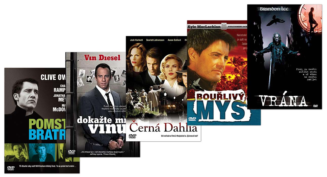 Obal DVD: Balek: Pomsta bratra + Dokate mi vinu + ern Dahlia + Bouliv mys + Vrna